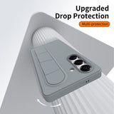 Samsung Galaxy S24+ Smart hybrid cover med stående greb - mørkegrå