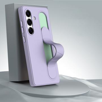 Samsung Galaxy S24+ Smart hybrid cover med stående greb - Lilla