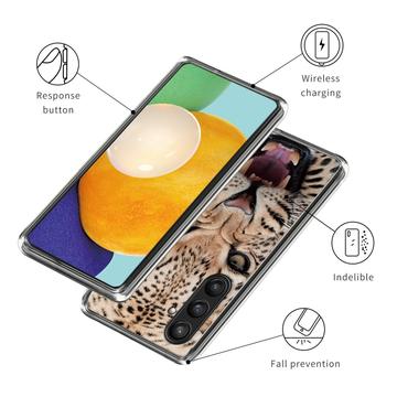 Samsung Galaxy S24+ Stilfuld Ultra-Slim TPU Cover - Leopard