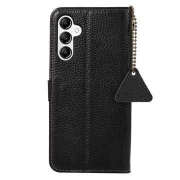Samsung Galaxy S24+ Læderpung med RFID - Sort