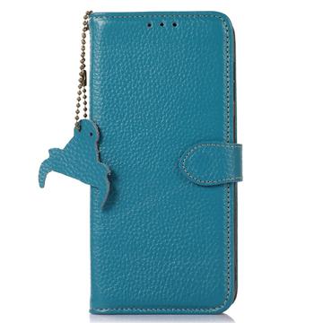 Samsung Galaxy S24+ Læderpung med RFID - Blå