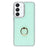 Samsung Galaxy S25/S24 CrystalGlow Hybrid Cover med Ringholder - Grøn