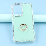 Samsung Galaxy S25/S24 CrystalGlow Hybrid Cover med Ringholder - Grøn