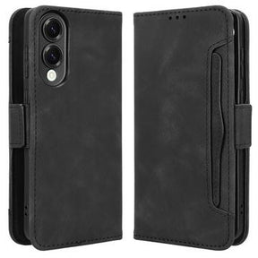 Samsung Galaxy S25 Edge Kortholder Pung Etui - Sort