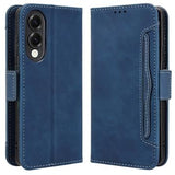 Samsung Galaxy S25 Edge Kortholder Pung Etui - Blå