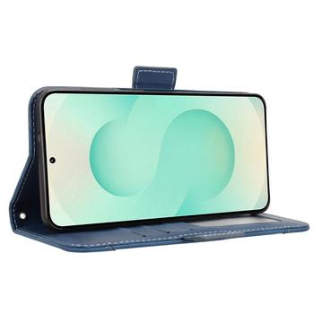 Samsung Galaxy S25 Edge Kortholder Pung Etui - Blå