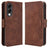 Samsung Galaxy S25 Edge Kortholder Pung Etui - Brun