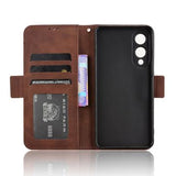 Samsung Galaxy S25 Edge Kortholder Pung Etui - Brun
