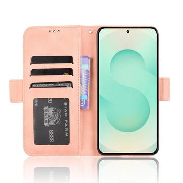 Samsung Galaxy S25 Edge Kortholder Pung Etui - Pink