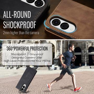 Samsung Galaxy S25 Edge Caseme 013 Series Pung - Sort