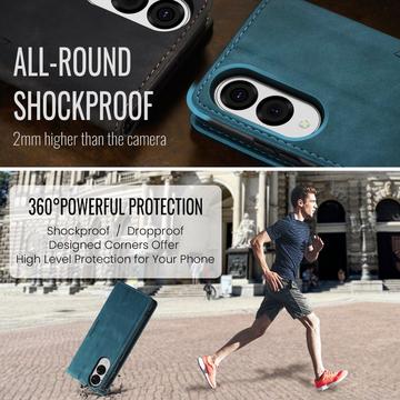 Samsung Galaxy S25 Edge Caseme 013 Series Pung - Blå