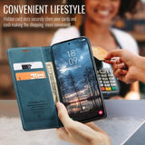 Samsung Galaxy S25 Edge Caseme 013 Series Pung - Blå