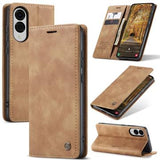 Samsung Galaxy S25 Edge Caseme 013 Series Pung - Brun