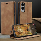 Samsung Galaxy S25 Edge Caseme 013 Series Pung - Brun