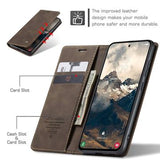 Samsung Galaxy S25 Edge Caseme 013 Series Pung - Kaffe