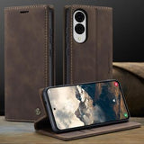 Samsung Galaxy S25 Edge Caseme 013 Series Pung - Kaffe