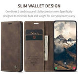 Samsung Galaxy S25 Edge Caseme 013 Series Pung - Kaffe