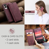 Samsung Galaxy S25 Edge Caseme 013 Series Pung - Vinrød