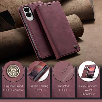 Samsung Galaxy S25 Edge Caseme 013 Series Pung - Vinrød