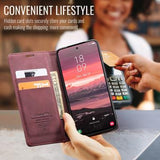 Samsung Galaxy S25 Edge Caseme 013 Series Pung - Vinrød