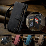 Samsung Galaxy S25 Edge Caseme C30 Multifunktionel Pung - Sort