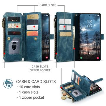 Samsung Galaxy S25 Edge Caseme C30 Multifunktionel Pung - Blå