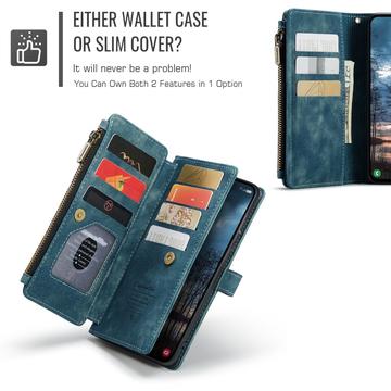 Samsung Galaxy S25 Edge Caseme C30 Multifunktionel Pung - Blå