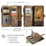 Samsung Galaxy S25 Edge Caseme C30 Multifunktionel Pung - Brun