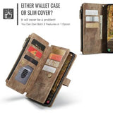 Samsung Galaxy S25 Edge Caseme C30 Multifunktionel Pung - Brun