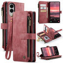 Samsung Galaxy S25 Edge Caseme C30 Multifunktionel Pung - Rød