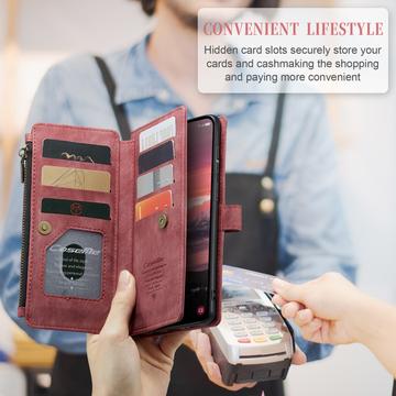 Samsung Galaxy S25 Edge Caseme C30 Multifunktionel Pung - Rød