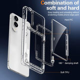 Samsung Galaxy S25 Edge Gennemsigtigt Cover med Kortholder