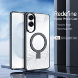 Samsung Galaxy S25 Edge Dux Ducis Aimo Hybrid Cover - Kompatibel med MagSafe - Sort
