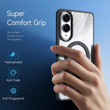 Samsung Galaxy S25 Edge Dux Ducis Aimo Hybrid Cover - Kompatibel med MagSafe - Sort