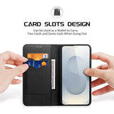 Samsung Galaxy S25 Edge Dux Ducis Hivo Læderpung - Sort