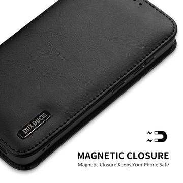 Samsung Galaxy S25 Edge Dux Ducis Hivo Læderpung - Sort