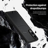 Samsung Galaxy S25 Edge Dux Ducis Rafi II Magnetisk Cover med kickstand og kortholdere - Sort