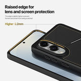 Samsung Galaxy S25 Edge Dux Ducis Rafi II Magnetisk Cover med kickstand og kortholdere - Sort