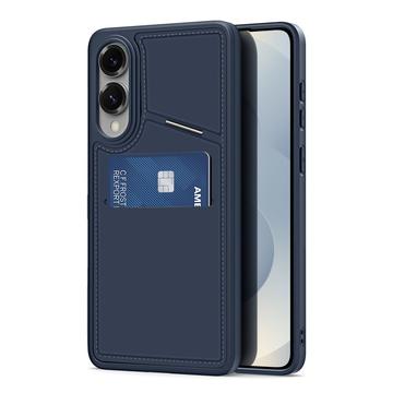Samsung Galaxy S25 Edge Dux Ducis Rafi II magnetisk cover med kickstand og kortholdere - Blå