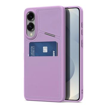 Samsung Galaxy S25 Edge Dux Ducis Rafi II Magnetisk cover med kickstand og kortholdere - Lilla