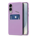 Samsung Galaxy S25 Edge Dux Ducis Rafi II Magnetisk cover med kickstand og kortholdere - Lilla