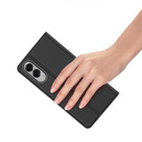 Samsung Galaxy S25 Edge Dux Ducis Skin Pro Flip Cover - Sort