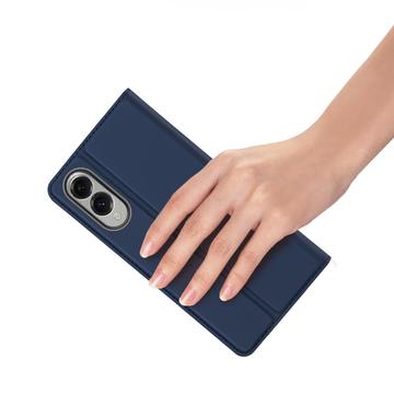 Samsung Galaxy S25 Edge Dux Ducis Skin Pro Flip Cover - Blå