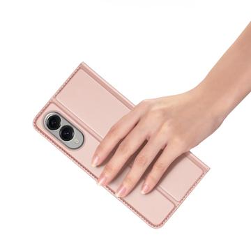 Samsung Galaxy S25 Edge Dux Ducis Skin Pro Flip Cover - Pink