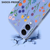 Samsung Galaxy S25 Edge TPU-cover med blomstermønster - tusindfryd