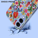 Samsung Galaxy S25 Edge TPU-cover med blomstermønster - Liljer