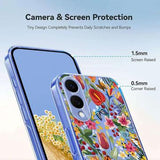 Samsung Galaxy S25 Edge TPU-cover med blomstermønster - Liljer