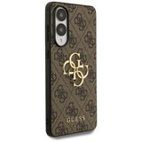 Samsung Galaxy S25 Edge Guess 4G Big Metal Logo Hybrid Cover - Brun