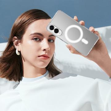 Samsung Galaxy S25 Edge Hybrid Cover - MagSafe Kompatibel - Gennemsigtig