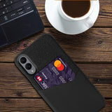 Samsung Galaxy S25 Edge KSQ Cover med Kortholder - Sort
